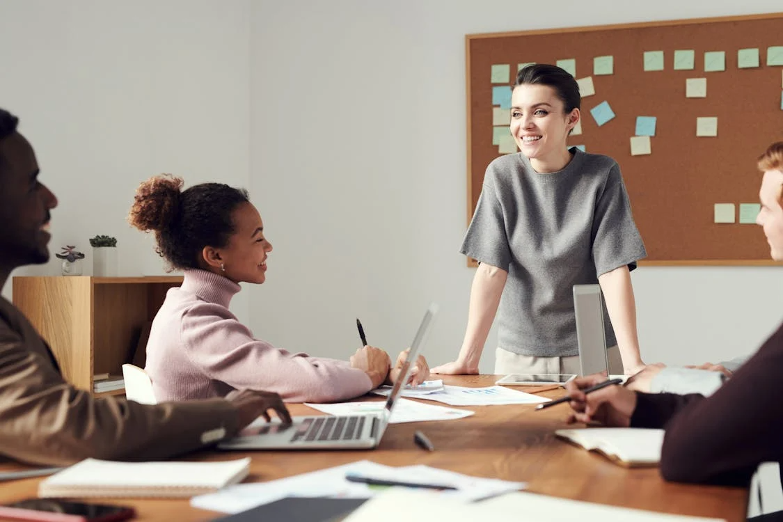 people in a meeting room