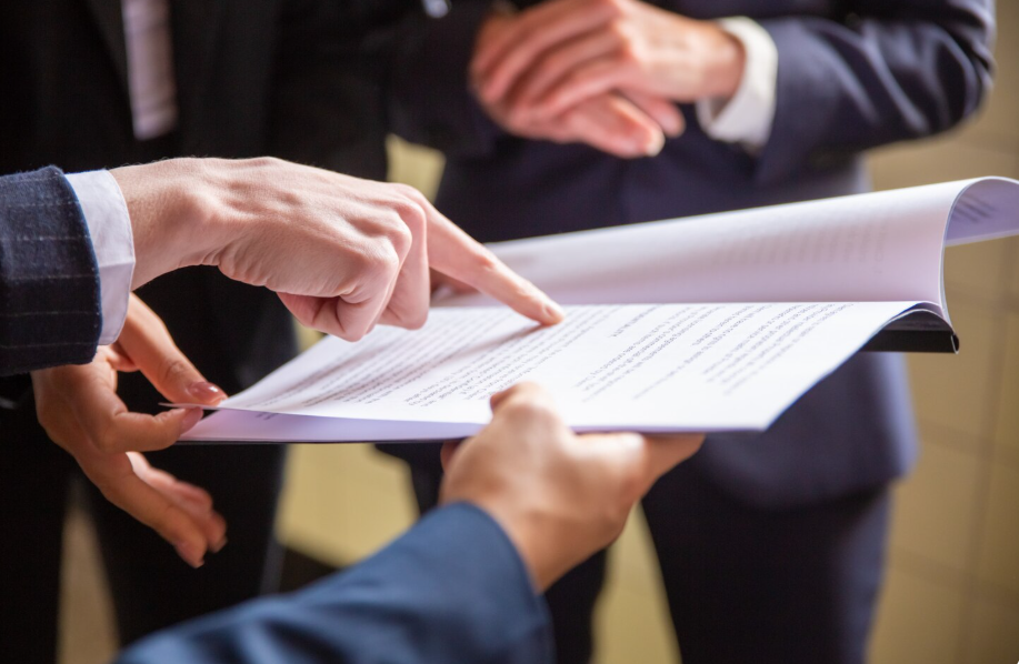 Translator verifying chronological accuracy of events in affidavit translation
